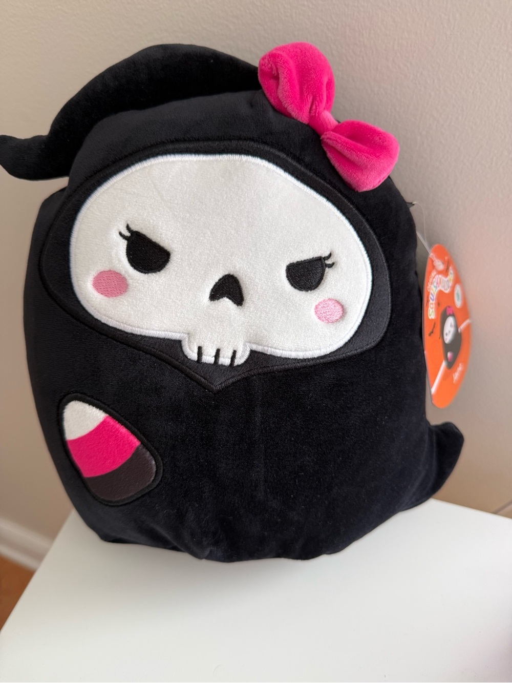 New Squishmallows 8" Jane the Grim Reaper Halloween Plush Toy NWT